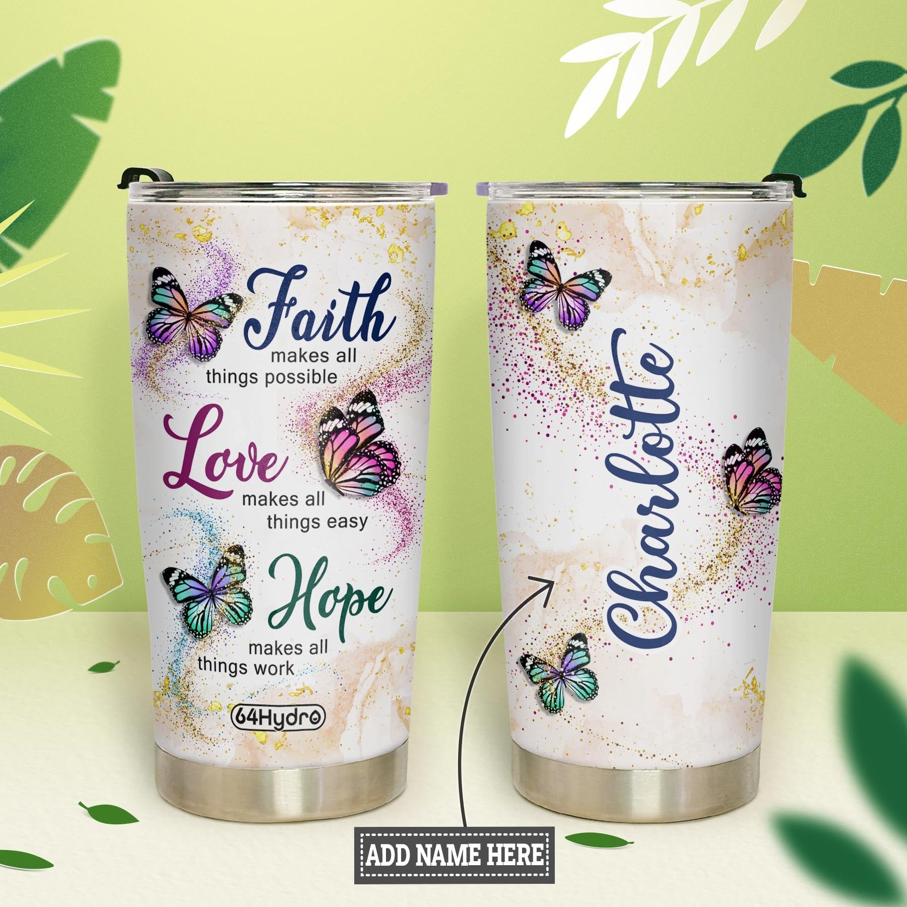 Christian Stainless Steel Tumblers
