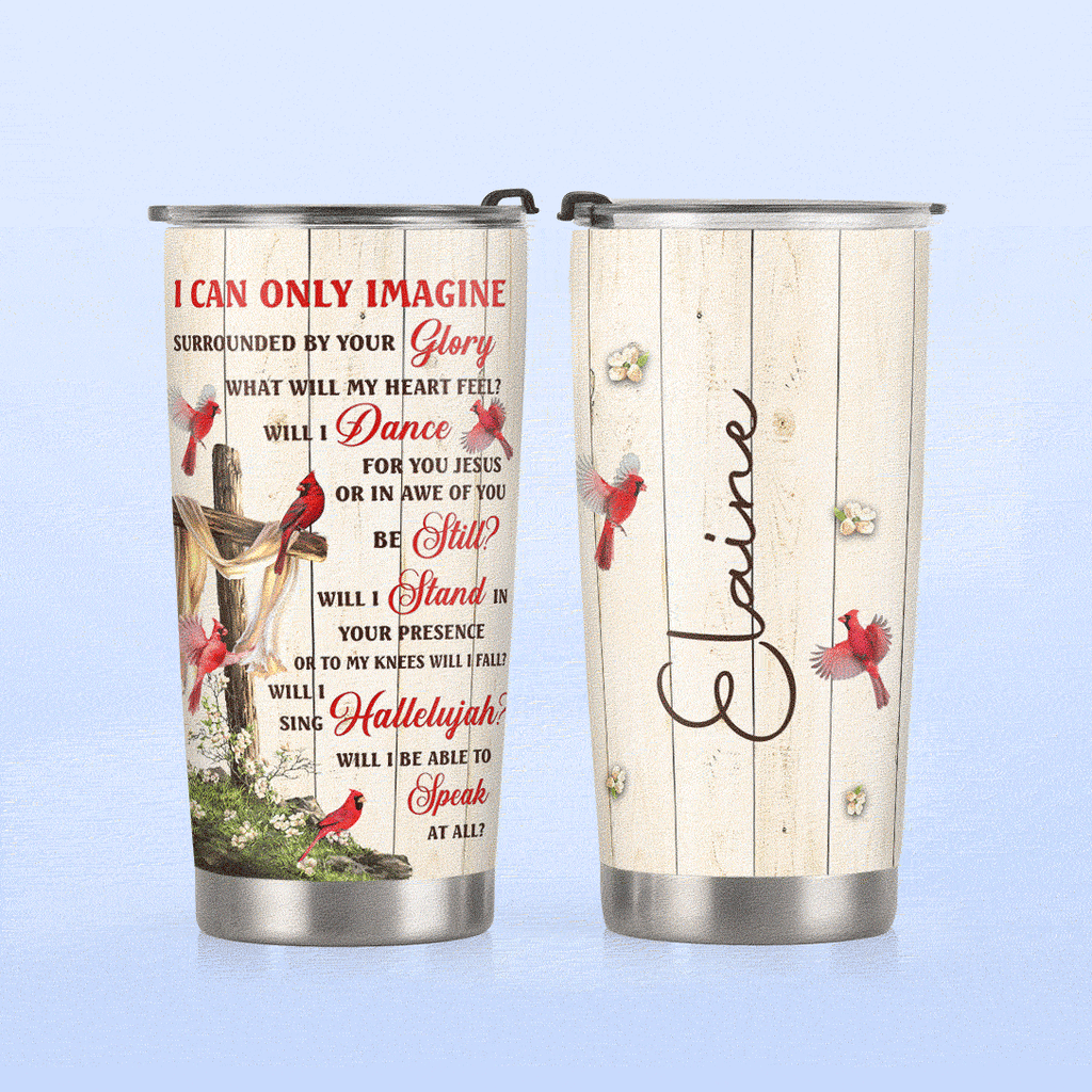 Cardinal Bird Faith Imagine KD2 DNLZ2005006Z Stainless Steel Tumbler