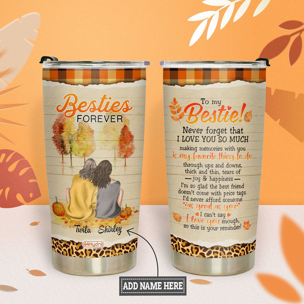 Bestie Forever Personalized HTQZ1208004Z Stainless Steel Tumbler