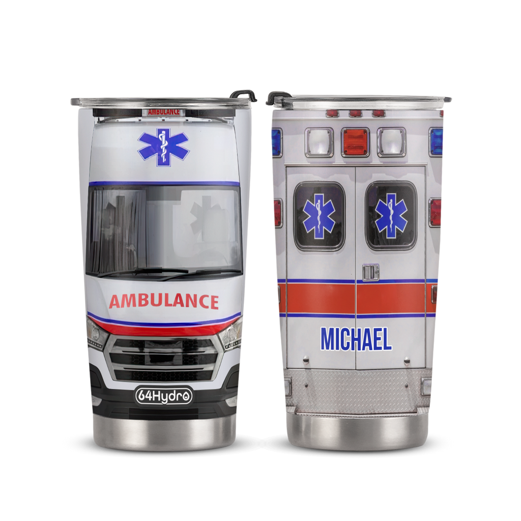 Ambulance Car ANRZ04113393BQ Stainless Steel Tumbler