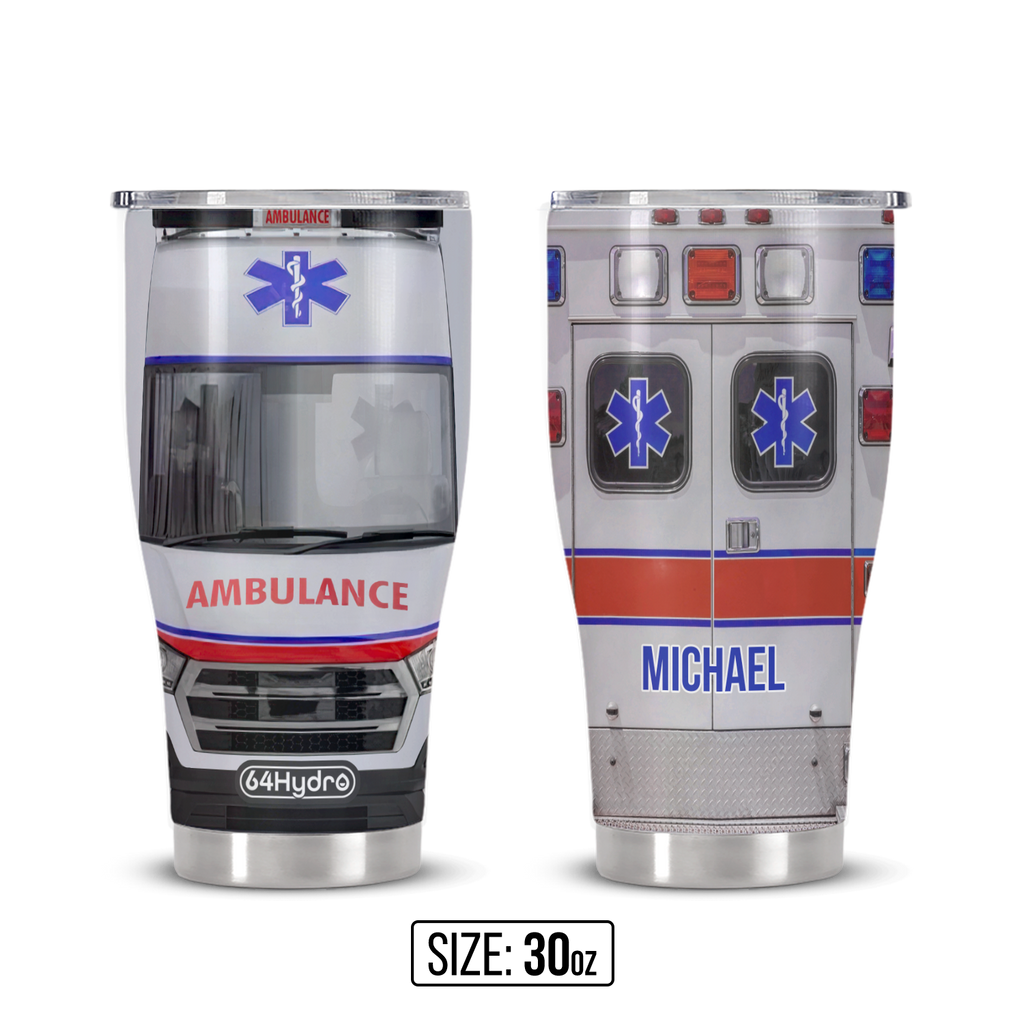 Ambulance Car ANRZ04113393BQ Stainless Steel Tumbler