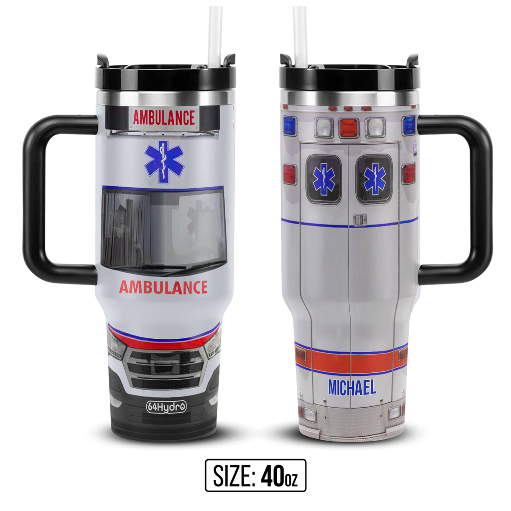 Ambulance Car ANRZ04113393BQ Stainless Steel Tumbler