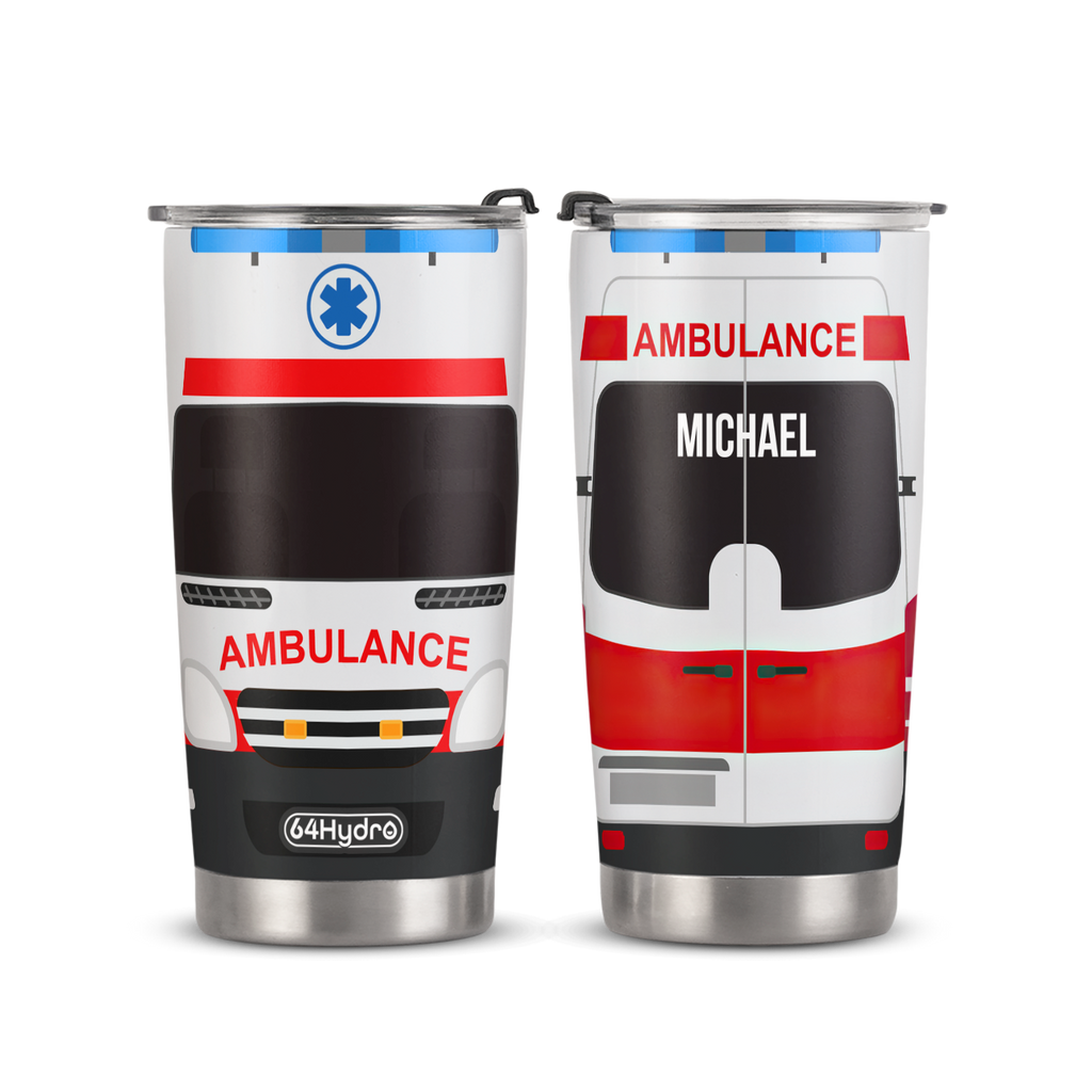 Ambulance Van ANRZ04116867WJ Stainless Steel Tumbler