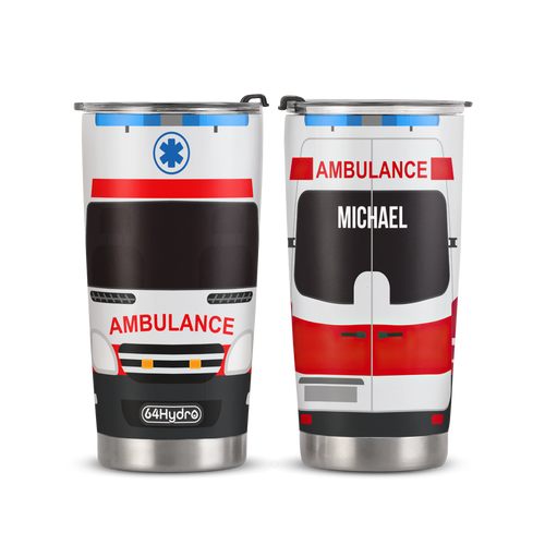 Ambulance Van ANRZ04116867WJ Stainless Steel Tumbler