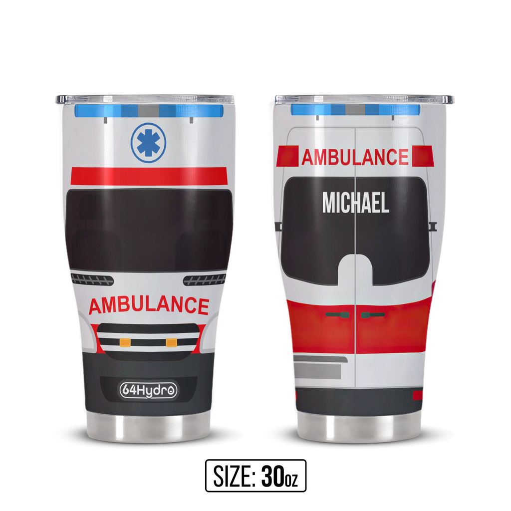 Ambulance Van ANRZ04116867WJ Stainless Steel Tumbler