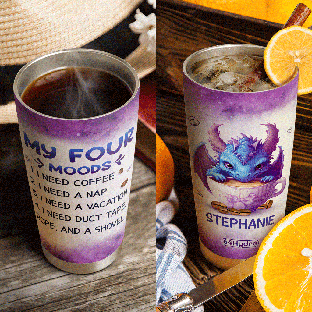Dragon My Four Moods DNRZ280623592 Stainless Steel Tumbler