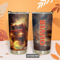 Firefighter Fire Truck HTRZ24087305ZN Stainless Steel Tumbler