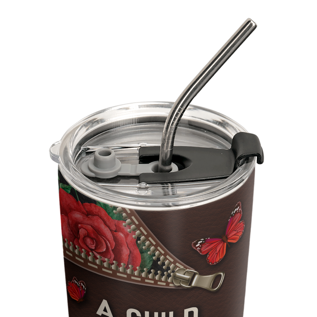 A Child Of God A Woman Of Faith A Warrior Of Christ ANRZ04111633NA Stainless Steel Tumbler