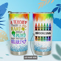 A Teacher Takes A Hand Open A Mind And Touches A Heart DNRZ220623527 Stainless Steel Tumbler