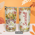 Autumn Pumpkins In The Wheelbarrow HTRZ31080220SD Stainless Steel Tumbler