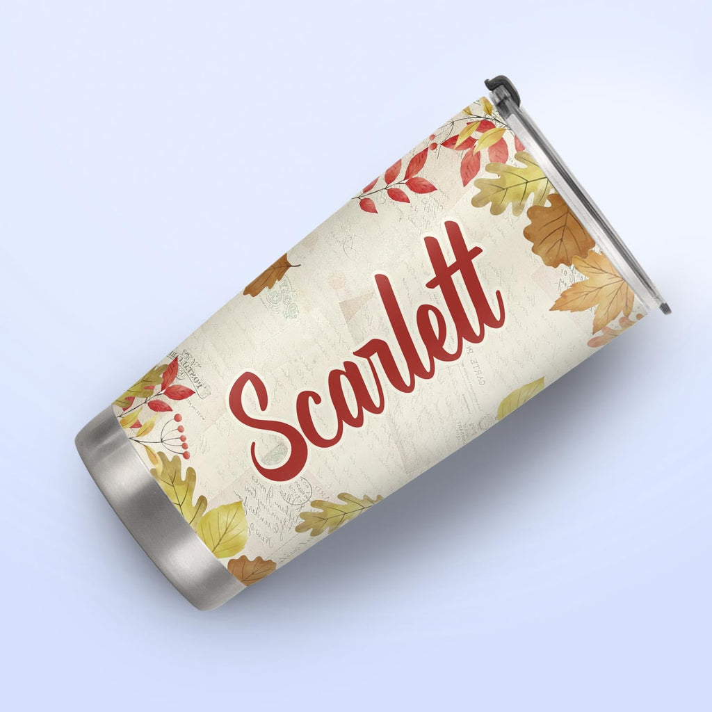 Autumn Pumpkins In The Wheelbarrow HTRZ31080220SD Stainless Steel Tumbler