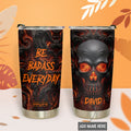 Be Badass Everyday Fire Skull HHRZ030723131 Stainless Steel Tumbler