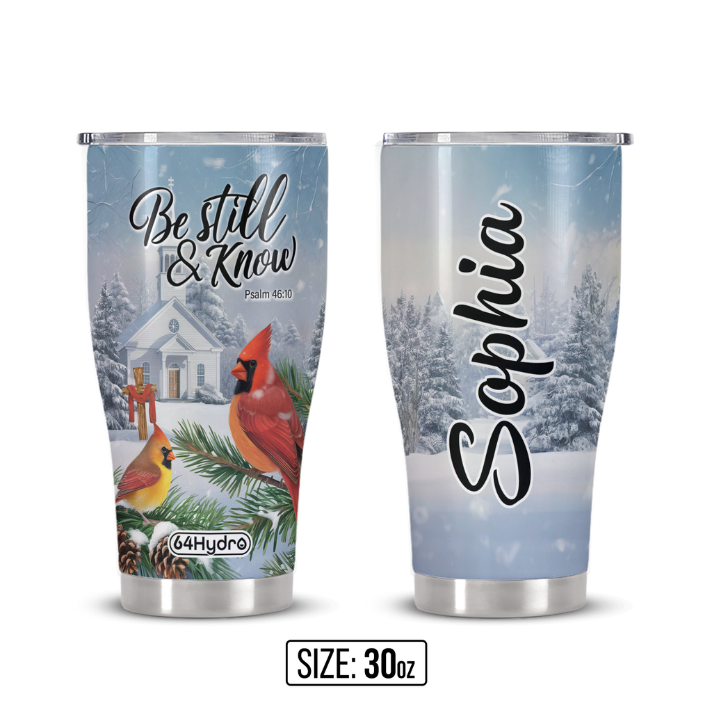 Be Still And Know Psalm 46 10 ANRZ04113531OV Stainless Steel Tumbler