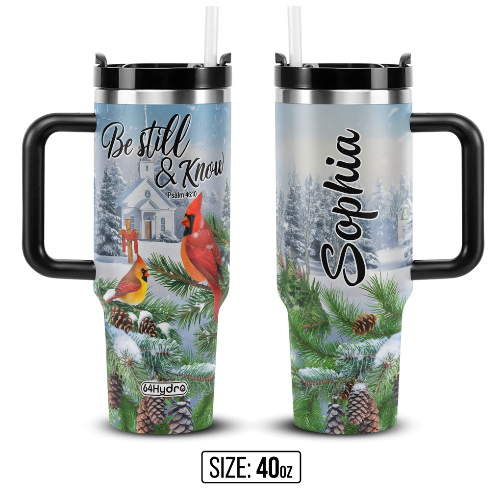 Be Still And Know Psalm 46 10 ANRZ04113531OV Stainless Steel Tumbler