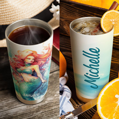 Beautiful Mermaid HHRZ20096800QX Stainless Steel Tumbler