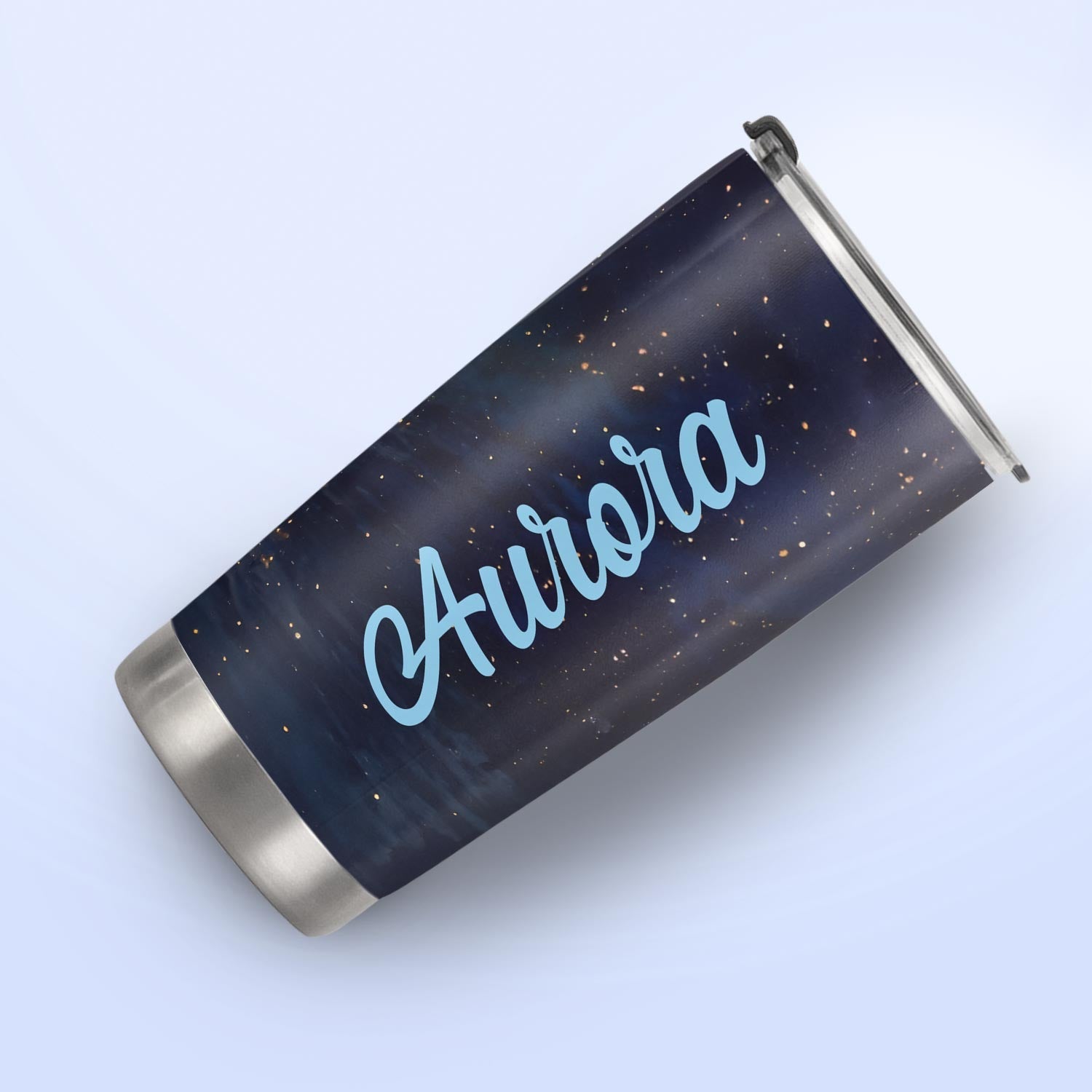 Black Woman Dancing In Starry Night HHRZ20094434LO Stainless Steel Tumbler