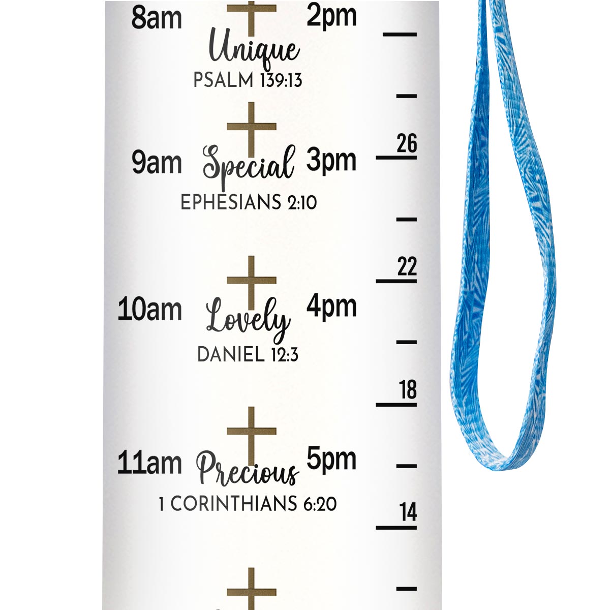 Black Women Faith HHRZ09081028ZN Water Tracker Bottle