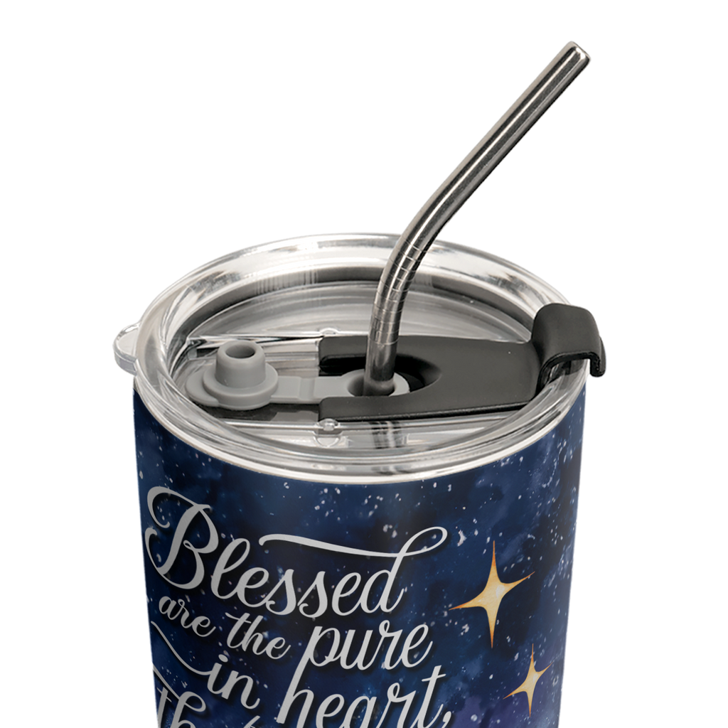 Blessed Are The Pure In Heart For They Shall See God Matthew 5 8 ANRZ04110516UH Stainless Steel Tumbler