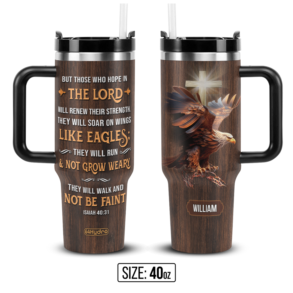 But Those Who Hope In The Lord Isaiah 40 31 ANRZ04113810EF Stainless Steel Tumbler