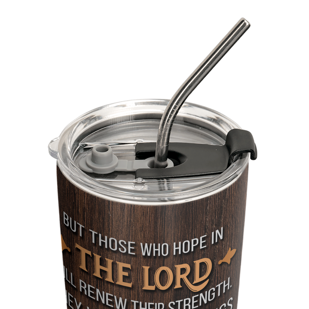 But Those Who Hope In The Lord Isaiah 40 31 ANRZ04113810EF Stainless Steel Tumbler