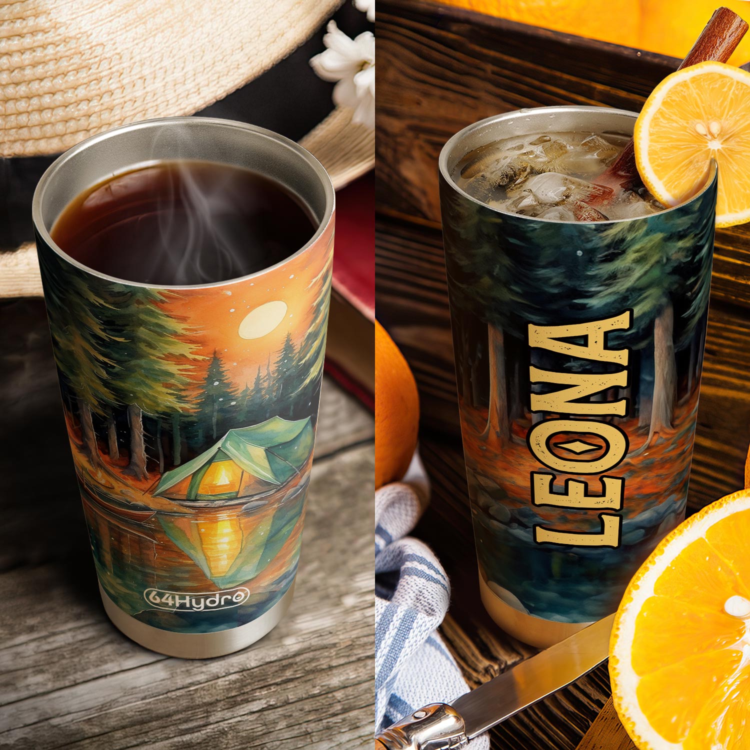 Camping In The Wood HTRZ25099646WF Stainless Steel Tumbler