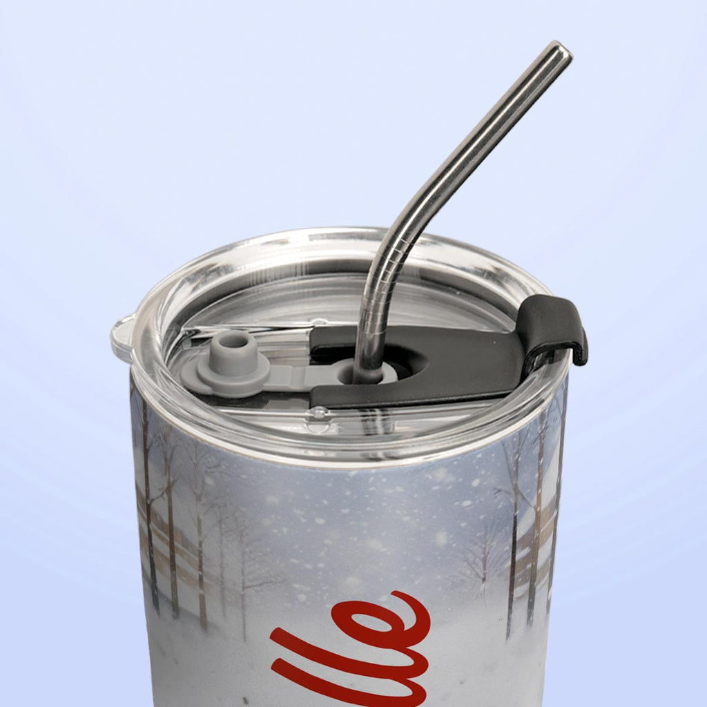 Cardinals Christmas Art HTRZ19097347JU Stainless Steel Tumbler