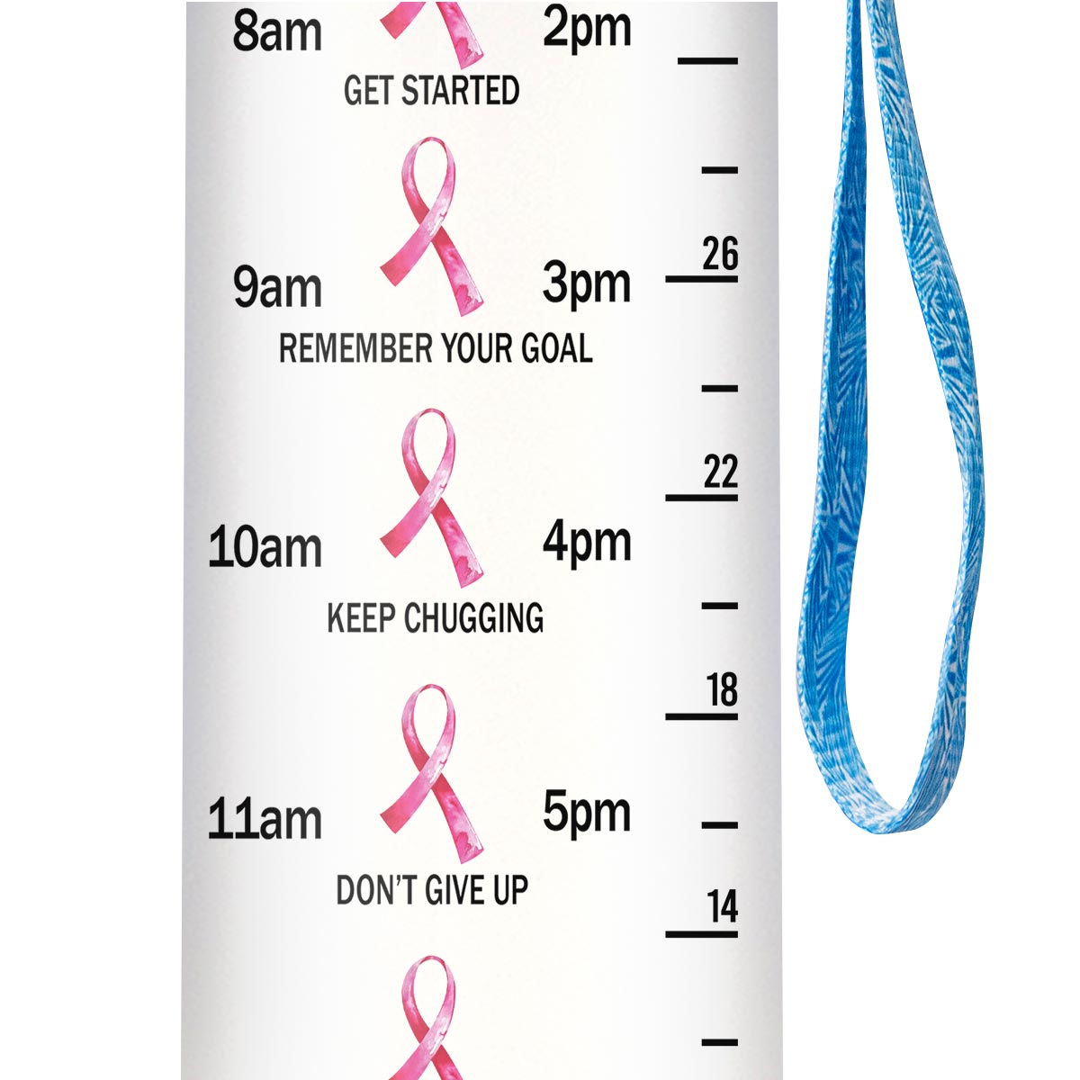 Every Thing Is Gonna Be Alright Pink Gnome Brc HHRZ09086468QX Water Tracker Bottle