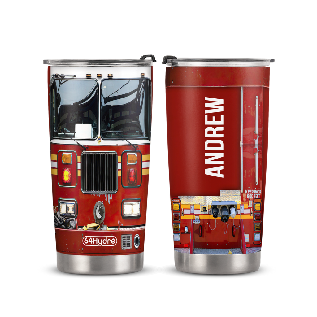 Firetruck Firefighter ANRZ04119241VP Stainless Steel Tumbler