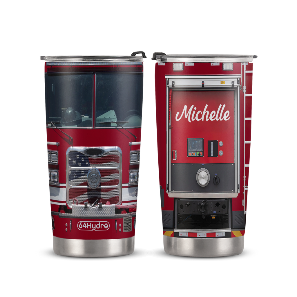 Firetruck Fire Dept ANRZ04110847YZ Stainless Steel Tumbler