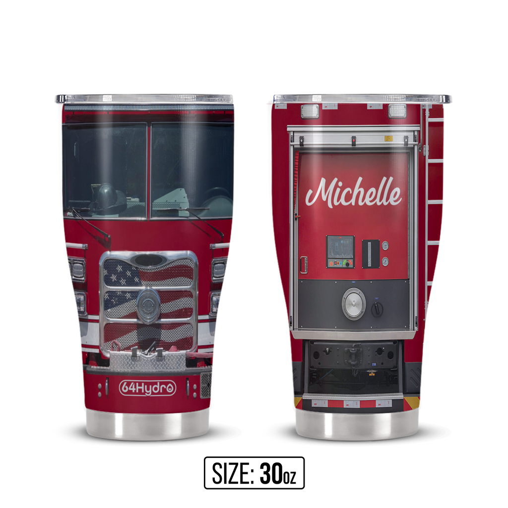 Firetruck Fire Dept ANRZ04110847YZ Stainless Steel Tumbler