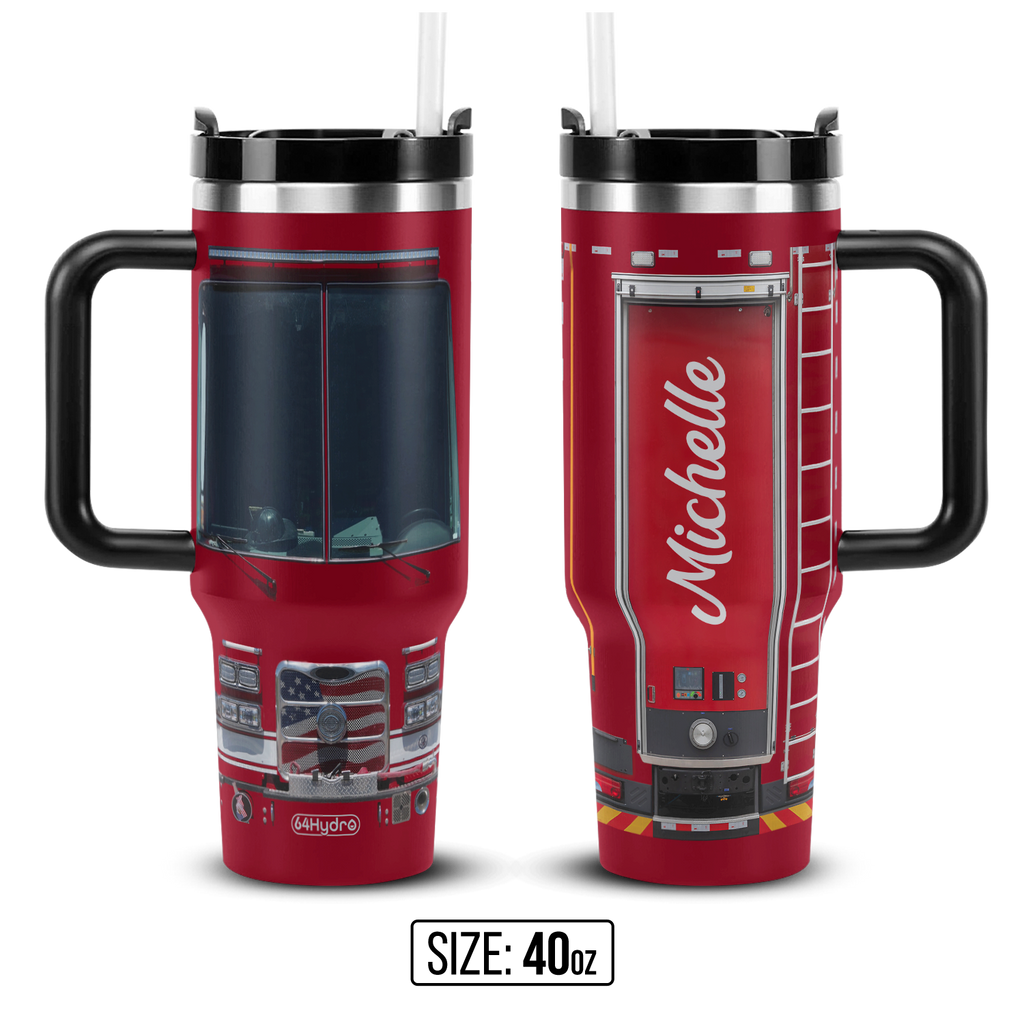 Firetruck Fire Dept ANRZ04110847YZ Stainless Steel Tumbler