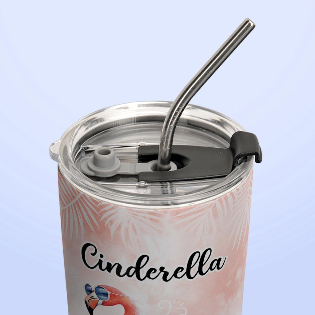 Flamingo Zero Flocks Given NNRZ280623146 Stainless Steel Tumbler