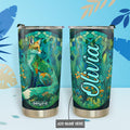 Fox Chrysoprase Crystal Mosaic HTRZ14096380FA Stainless Steel Tumbler