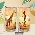 Giraffe In Savanna HTRZ14093356GT Stainless Steel Tumbler