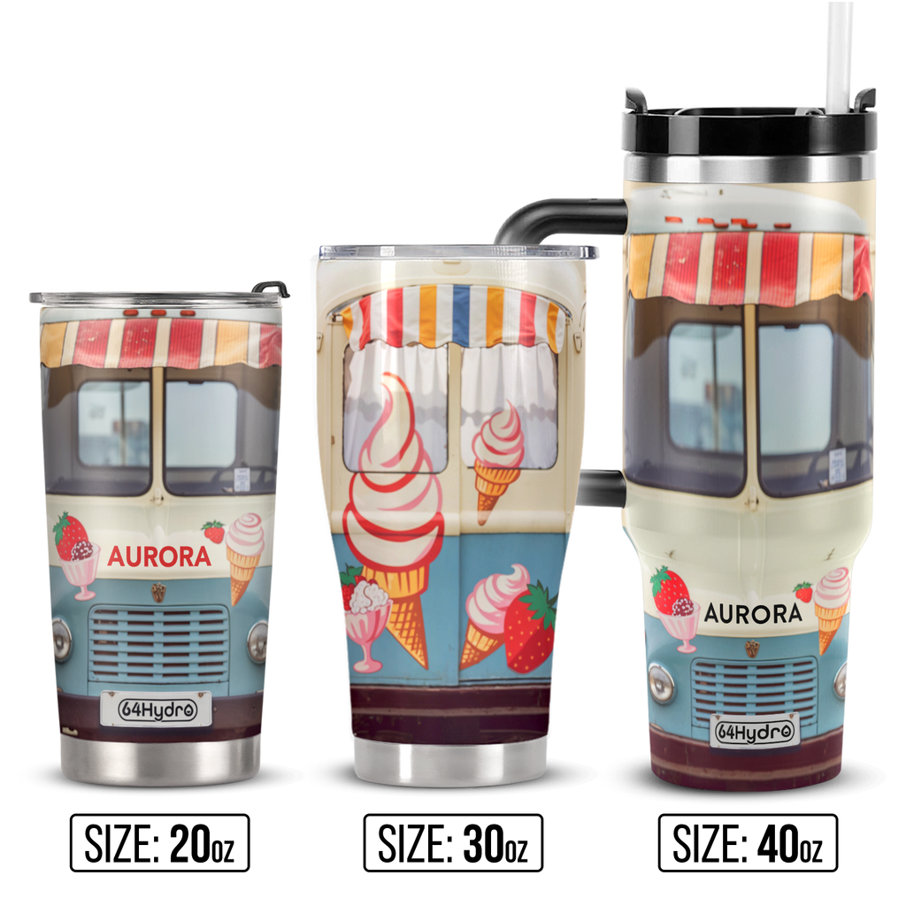 Ice Cream Car ANRZ04116610AF Stainless Steel Tumbler