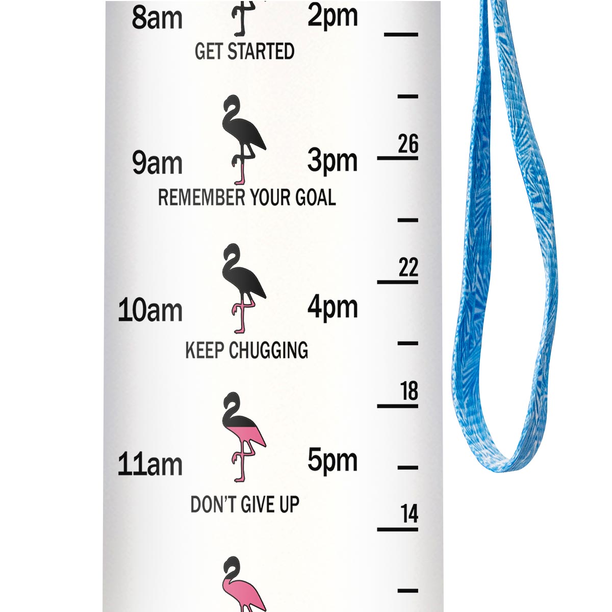 Just A Girl Who Loves Flamingos HHRZ09085610YY Water Tracker Bottle