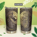 Knotwork Fenrir Golden Metallic HHAY070723534 Stainless Steel Tumbler