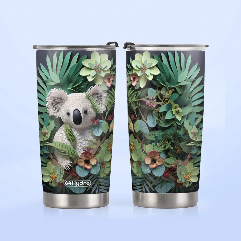 Koala Quilling Art HTRZ18090627JK Stainless Steel Tumbler