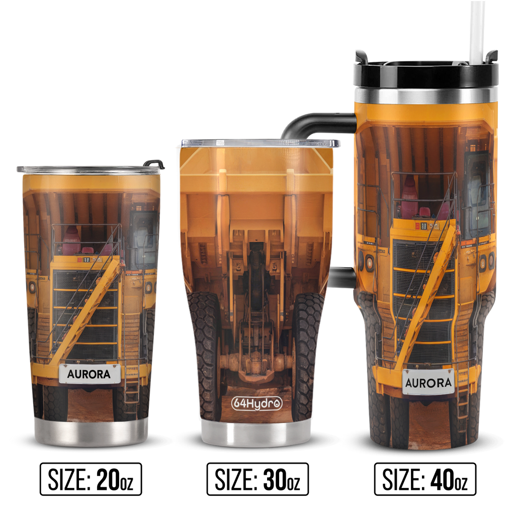 Large Dump Truck HHRZ21113511RQ Stainless Steel Tumbler