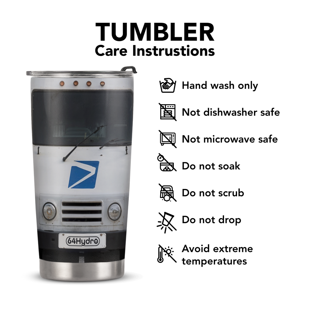 Mail Truck HHRZ21110181JX Stainless Steel Tumbler