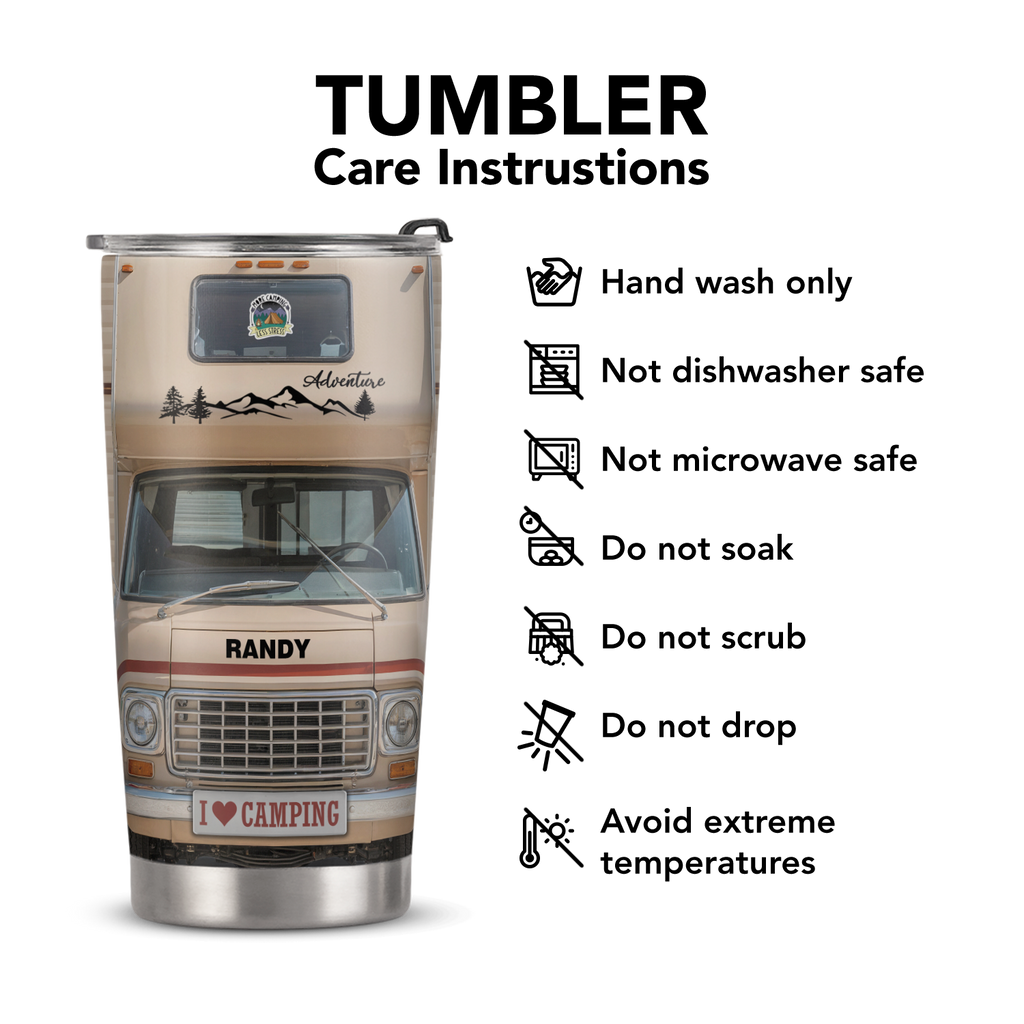 Motorhome ANRZ04116472VP Stainless Steel Tumbler