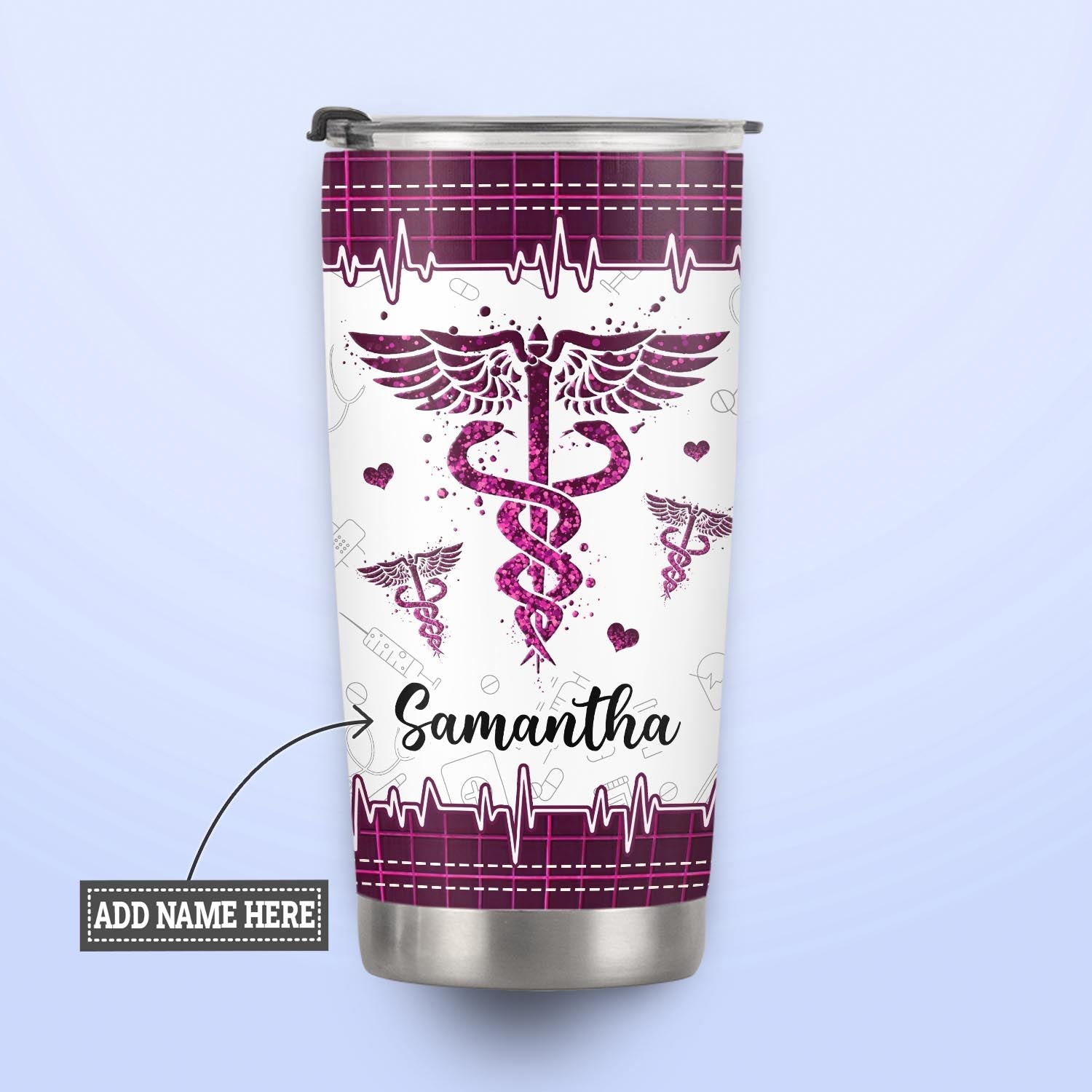 Nurse Because Badass Life Saver Is Not An Official Job Title NNRZ220623393 Stainless Steel Tumbler