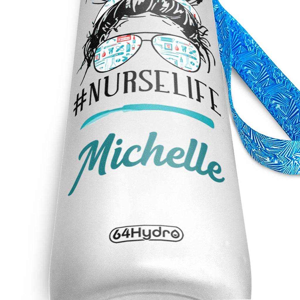 Nurse Life HHRZ09088673YI Water Tracker Bottle