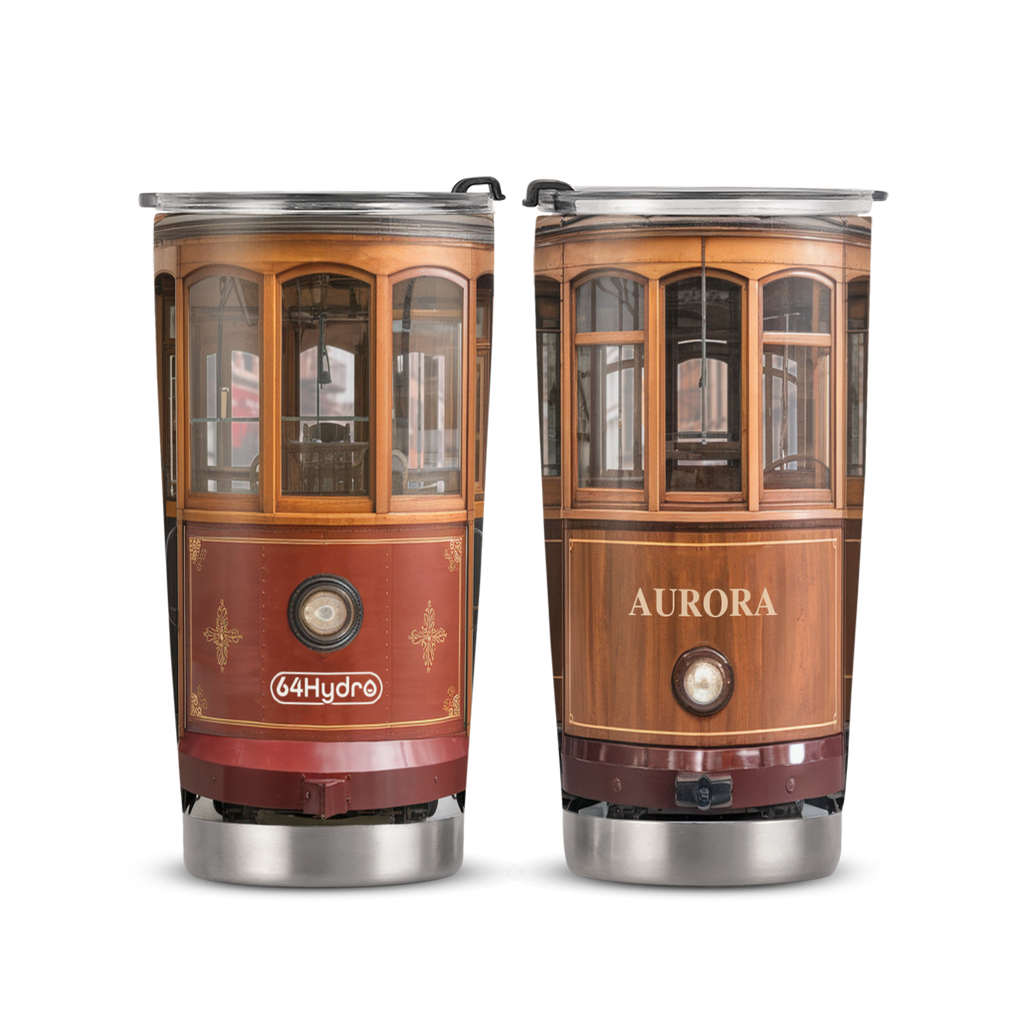 Old Vintage Tram ANRZ04114855OS Stainless Steel Tumbler