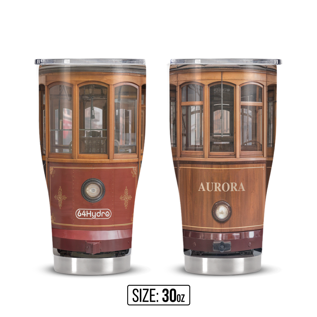 Old Vintage Tram ANRZ04114855OS Stainless Steel Tumbler