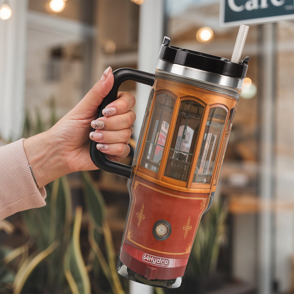 Old Vintage Tram ANRZ04114855OS Stainless Steel Tumbler