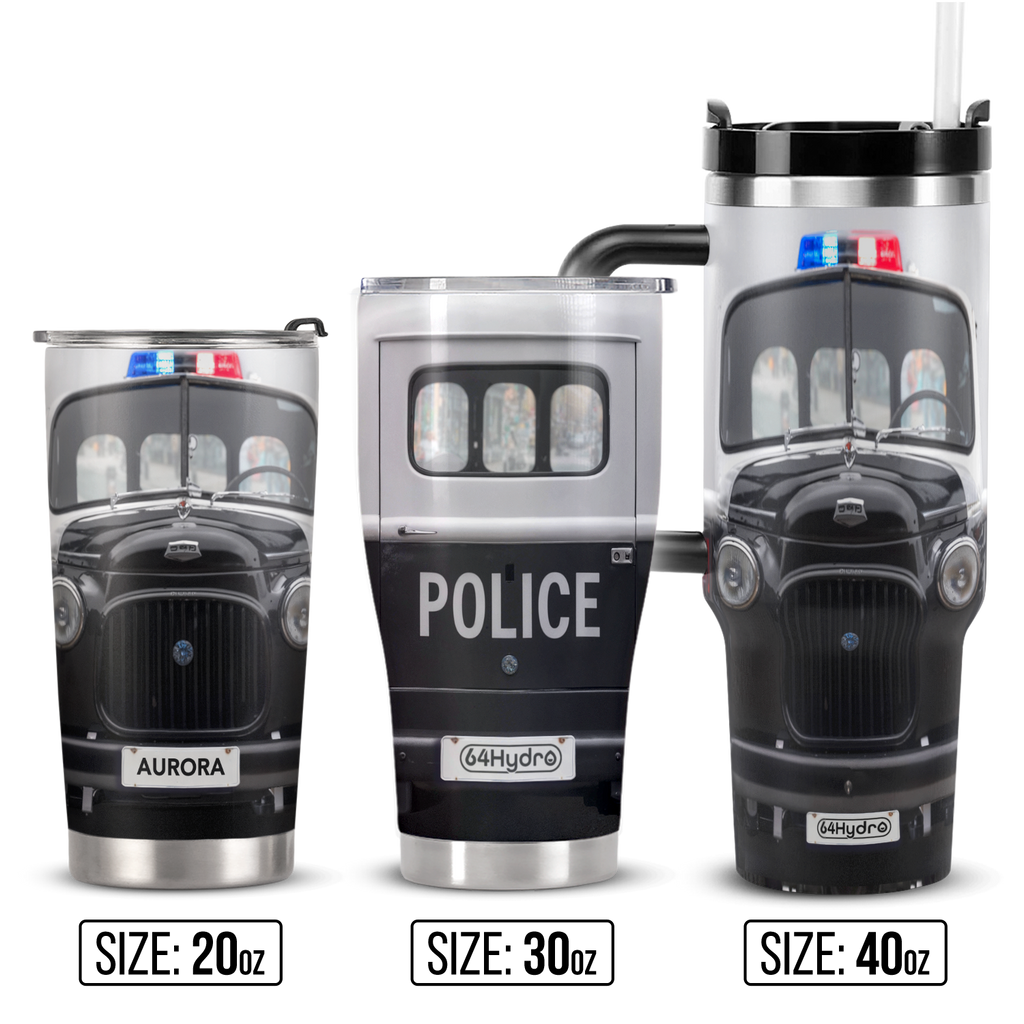 Police Transport ANRZ04116636WF Stainless Steel Tumbler