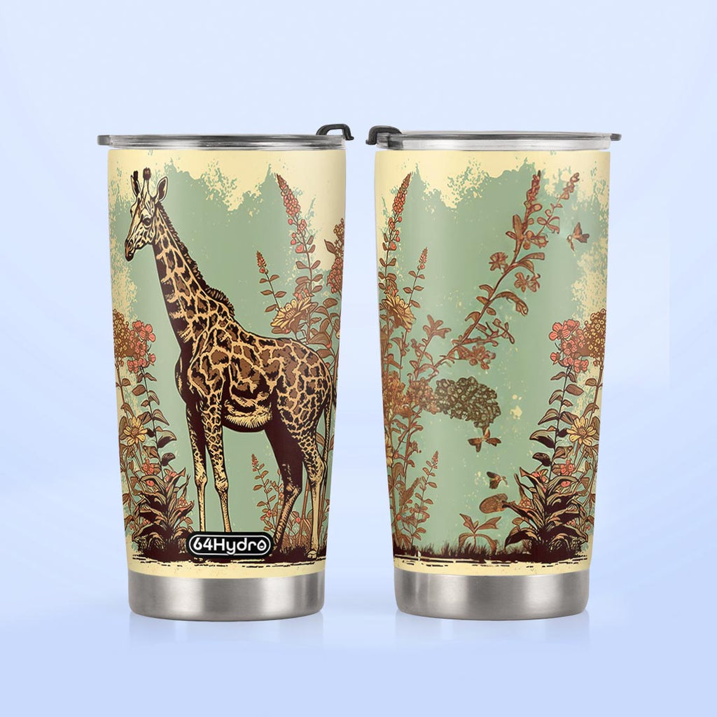 Retro Giraffe HTRZ12095803SC Stainless Steel Tumbler