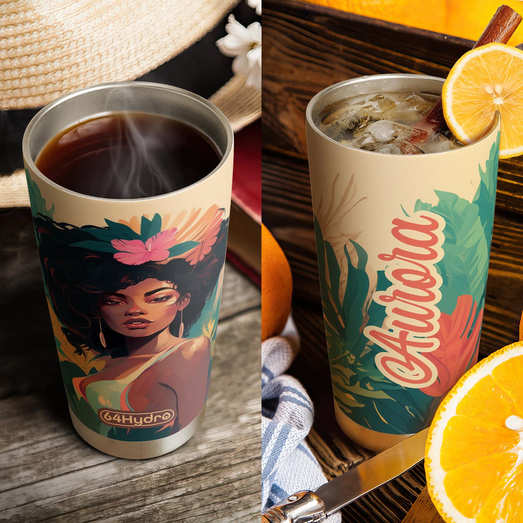 Sassy Black Woman HHRZ20092476XZ Stainless Steel Tumbler