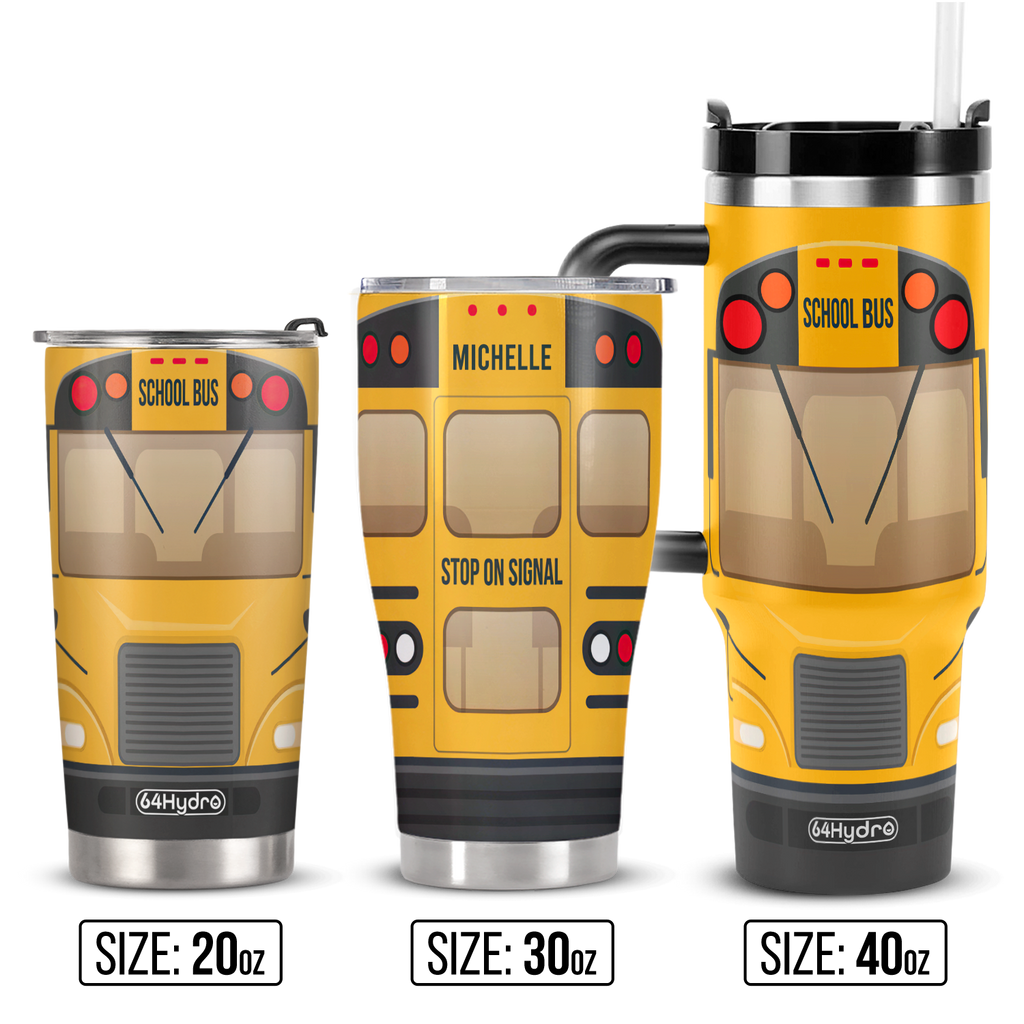 School Bus Kid ANRZ04113241FI Stainless Steel Tumbler